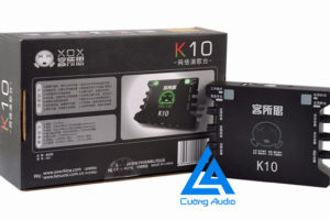 Sound card XOX K10 thiết bị chuyên hát karaoke và thu âm