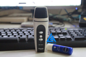 Micro đa năng mini MC 091s hát karaoke, thu âm trên điện thoại di động